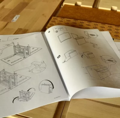 Instrucciones para armar un mueble en casa
